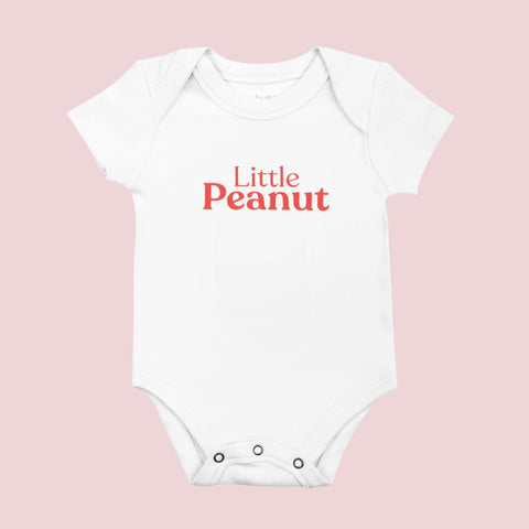 Little Peanut White Onesie
