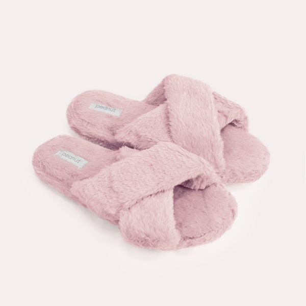pink slippers  Slippers, Fuzzy slippers, Womens slippers