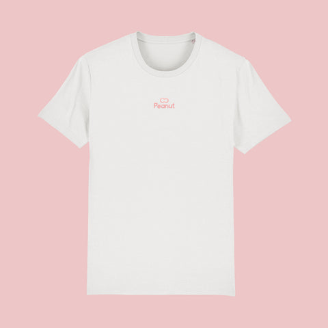 Embroidered Tee White