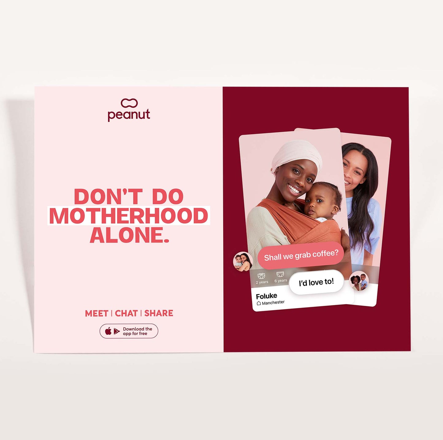 Peanut Motherhood Poster