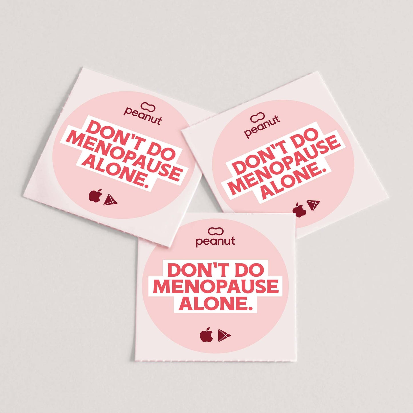 Peanut Menopause Stickers